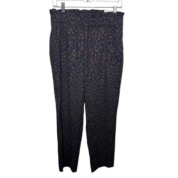 Ann Taylor Pants - Ann Taylor Women’s Pants M‎ Leopard Print High Rise Tapered Ankle Pull-On